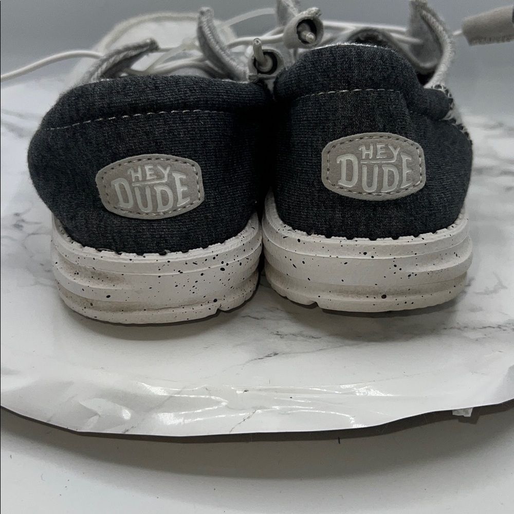 HEY DUDE Wendy Tri Varsity Grey Shoes - Picture 6 of 8
